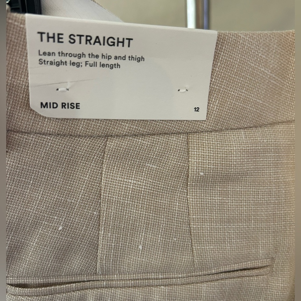 Ann Taylor Cream Textured Blazer Suit with Pant - Picture 9 of 13
